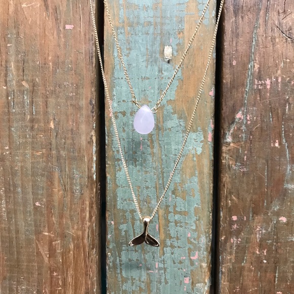 Choker Necklace Whale Crystal - Picture 2 of 5